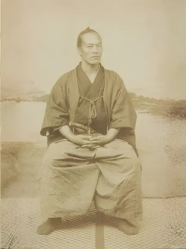 山岡鉄舟 ― 前重心 A タイプの座位姿勢